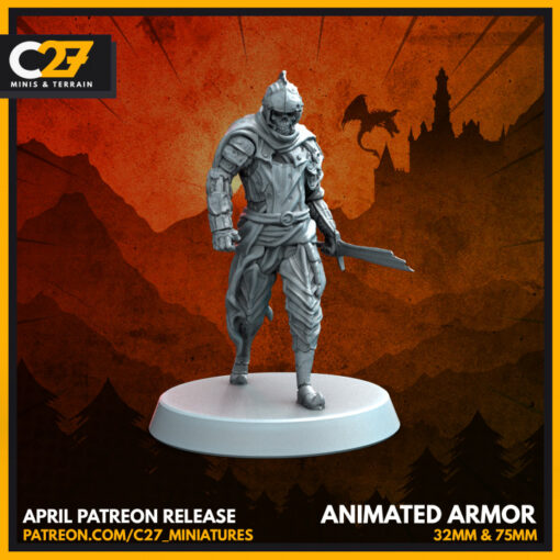 720X720 render animated armor