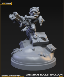 Holidays vermin (Christmas Rocket raccoon)