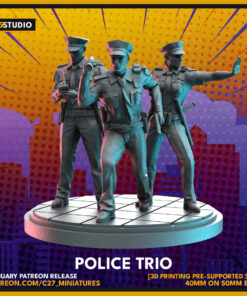 Police trio